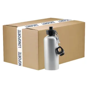 FULL CARTON - 60 x Aluminium 500ml Sublimation Water Bottles - Silver