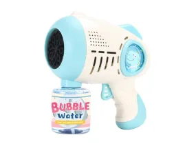 Fully Automatic 8 Holes  Bubble Machine Bubble Gun - Blue