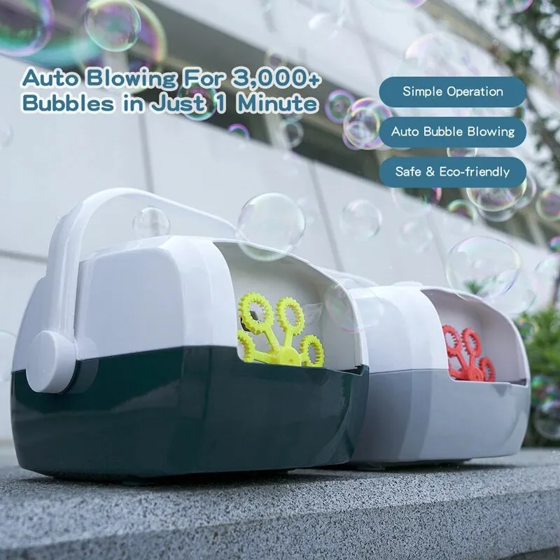 Fun-Filled Portable Electric Bubble Machine for Kids - Two Speeds!