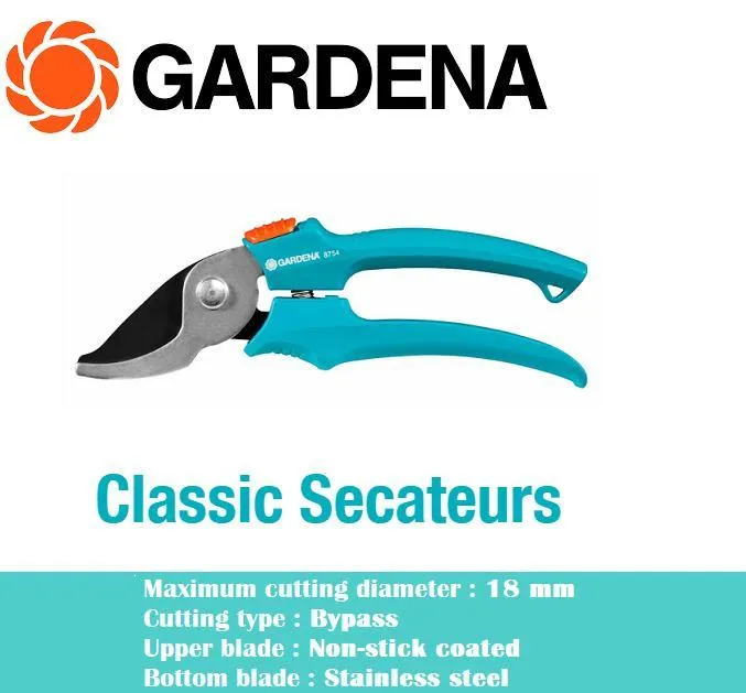 Gardena Classic Secateur (Max Cutting Diameter: 18 mm | Cutting Type: Bypass )