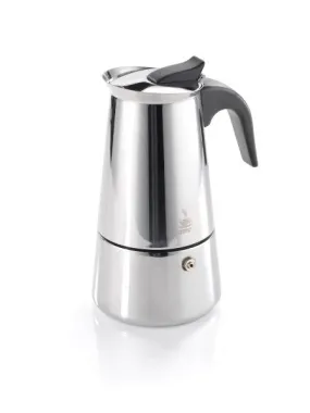 Gefu 16160 Manual Coffee Maker Moka Pot Stainless Steel