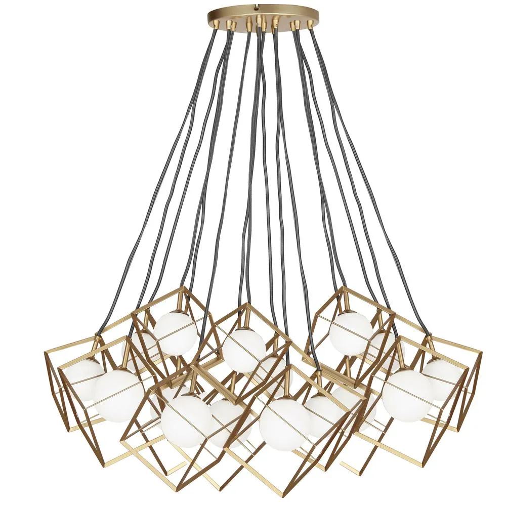 Glass Chandelier Mid Century Modern Luxury Light Fixtures