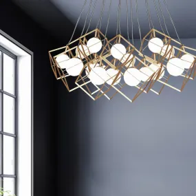 Glass Chandelier Mid Century Modern Luxury Light Fixtures