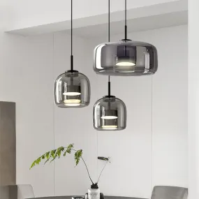 Glass LED Pendant Hanging Lamp For Dining Room