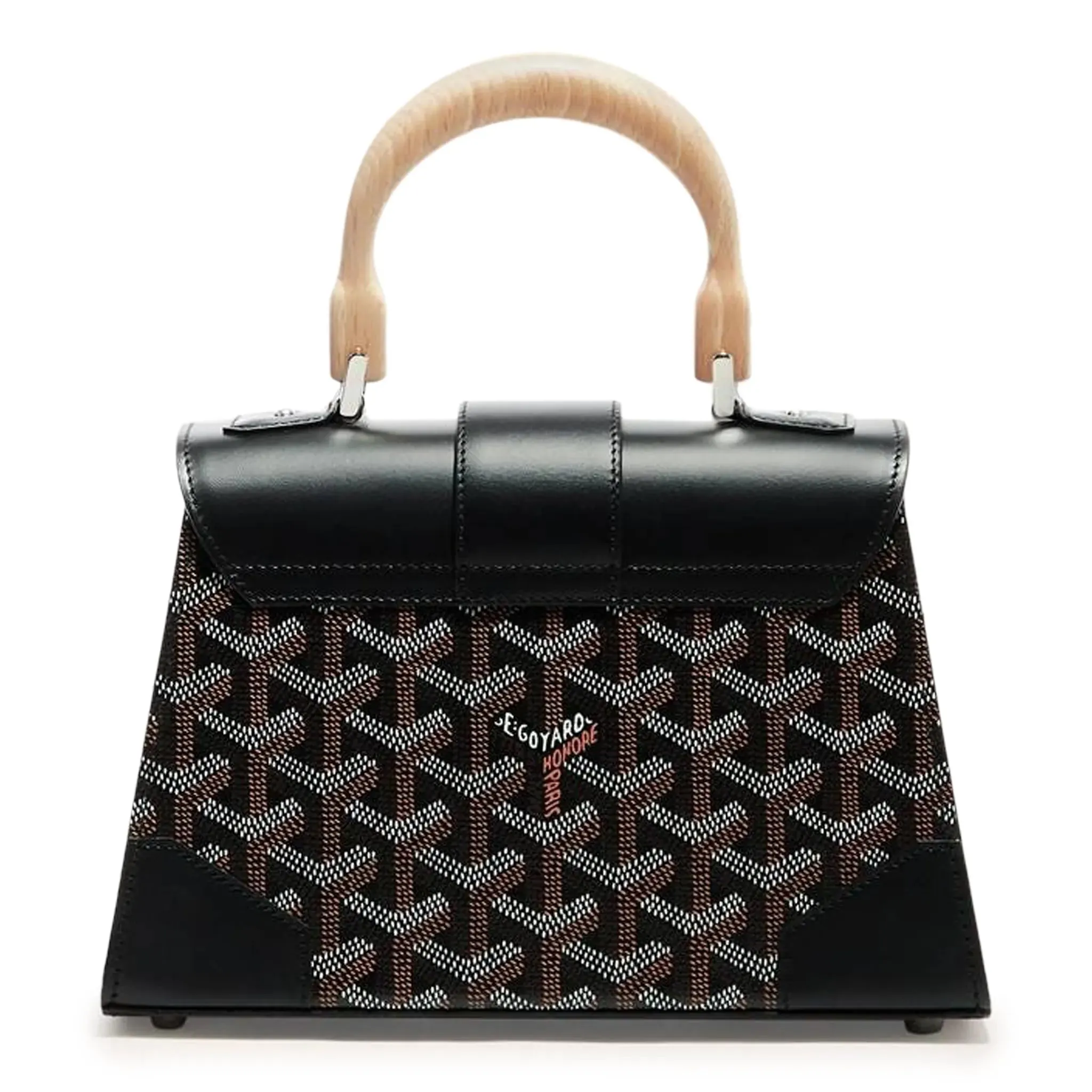 Goyard Saigon Structure Mini Bag Black