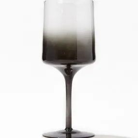 Gray Mid Century Wine Glass