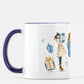 Hanukkah Girls Ceramic Mug