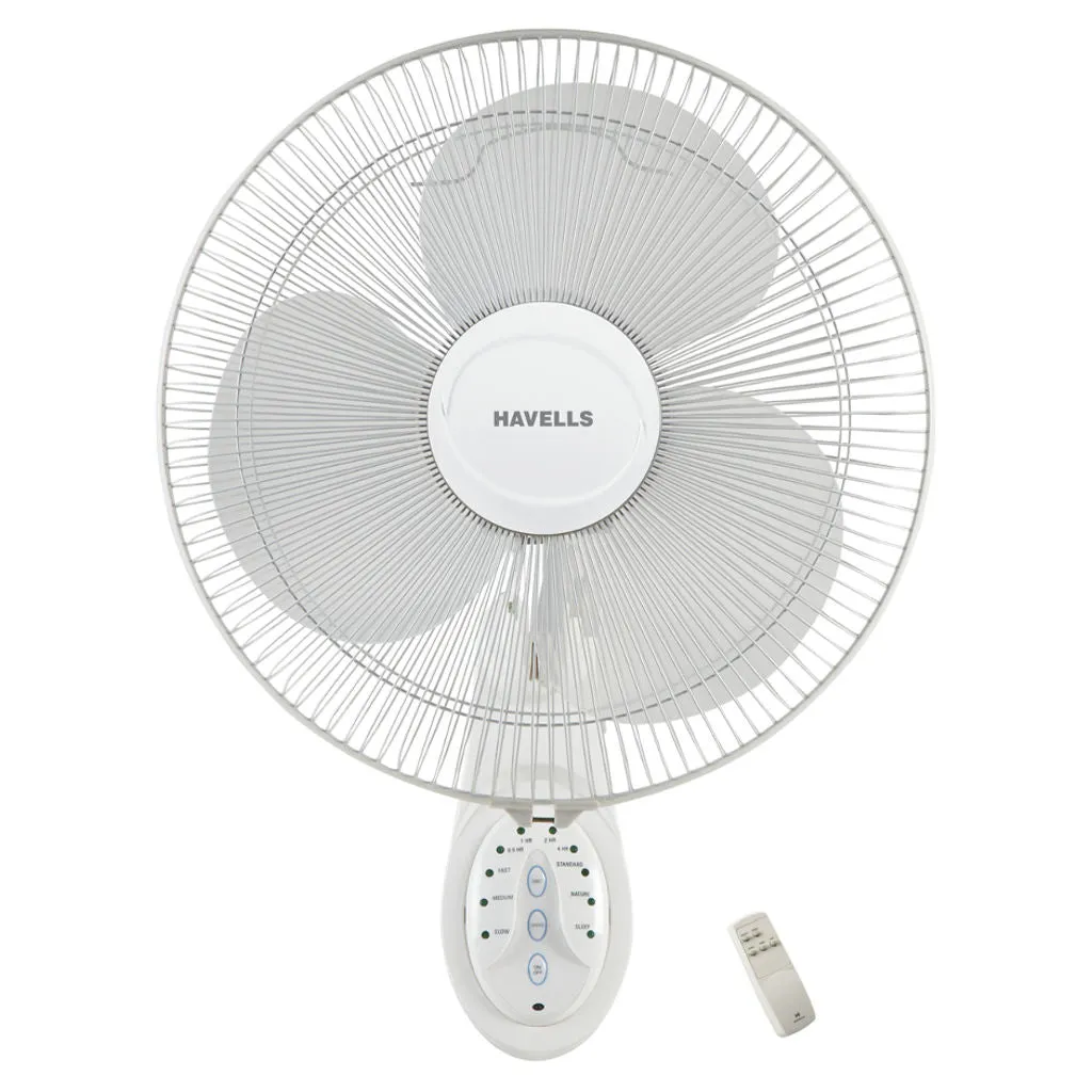 Havells Platina Remote Wall Fan 400mm White