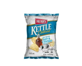 Herr’s "Kettle Cooked" Boardwalk Salt & Vinegar Chips