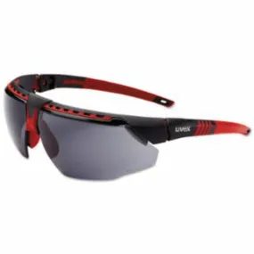 Honeywell Uvex- Avatar Eyewear, Gray Lens, Anti-Fog, Red Frame