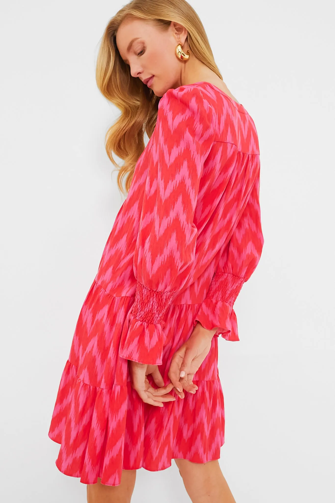 Hot Pink Ikat Kenzo Dress