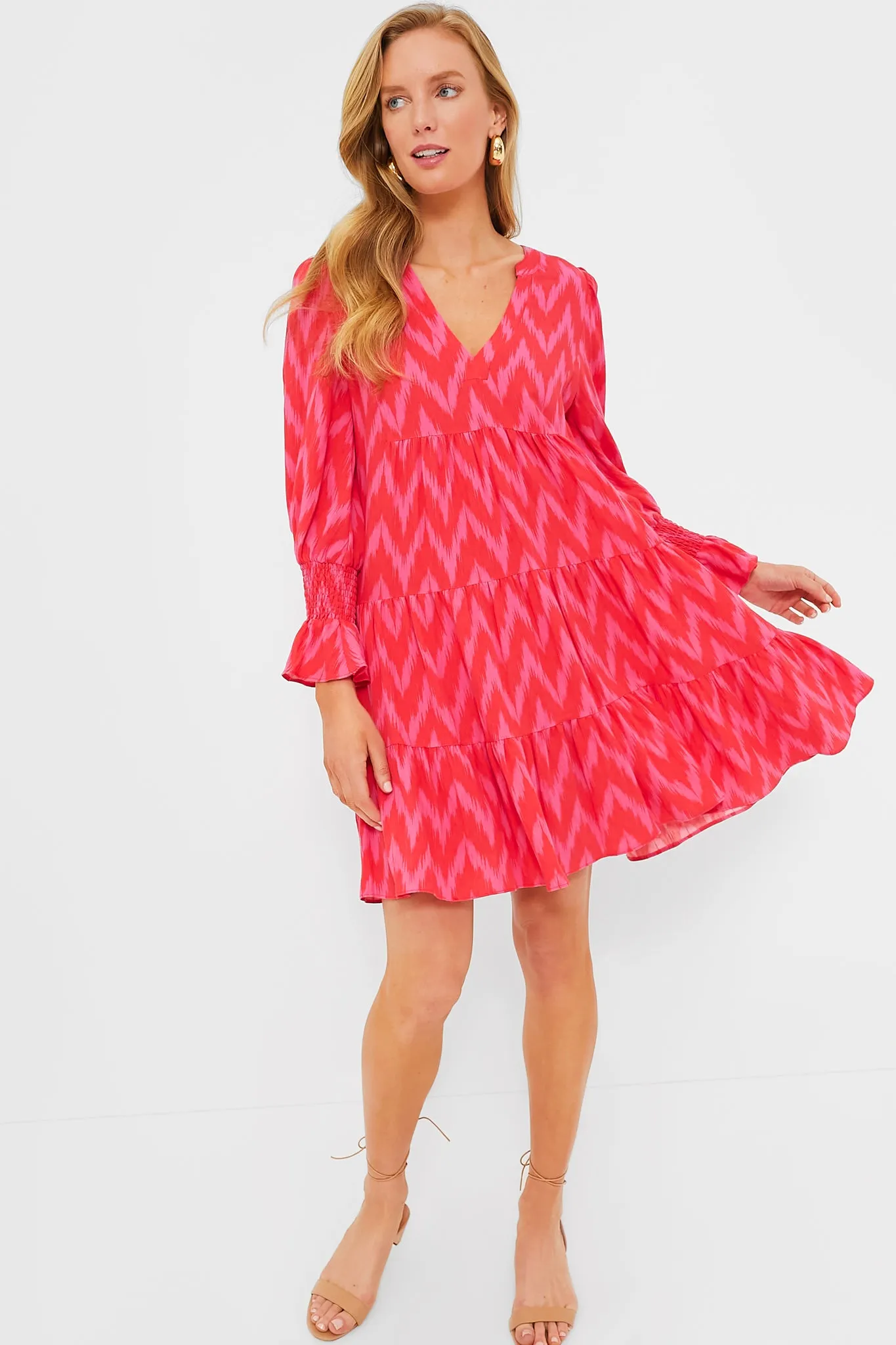 Hot Pink Ikat Kenzo Dress