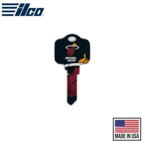 Ilco - NBA TeamKeys - Key Blank - Miami Heat - SC1 (5 Pack)