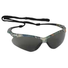 Jackson Safety 22609 Smoke, Anti-Fog Nemesis Safety Glasses, Camo Frame