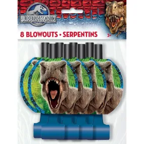 Jurassic World Dinosaur Blowouts - Pack of 8