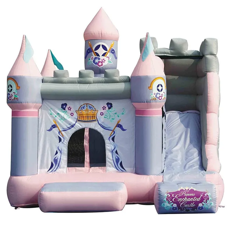 KidWise Princess Enchanted Castle With Slide Bounce House