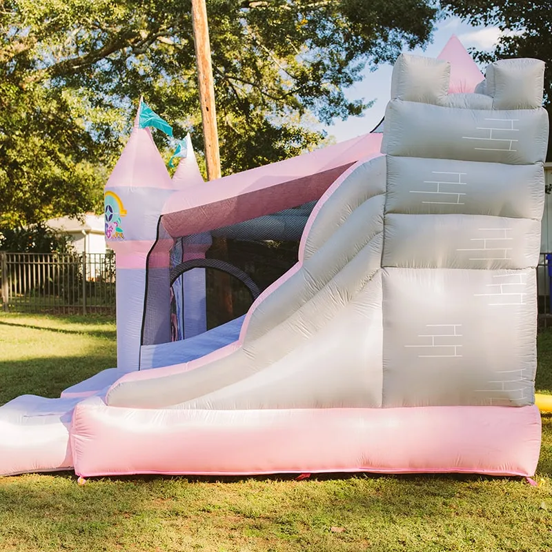 KidWise Princess Enchanted Castle With Slide Bounce House