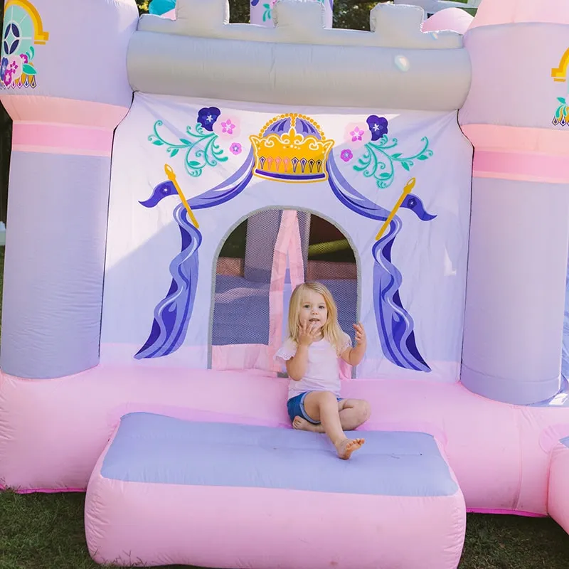 KidWise Princess Enchanted Castle With Slide Bounce House