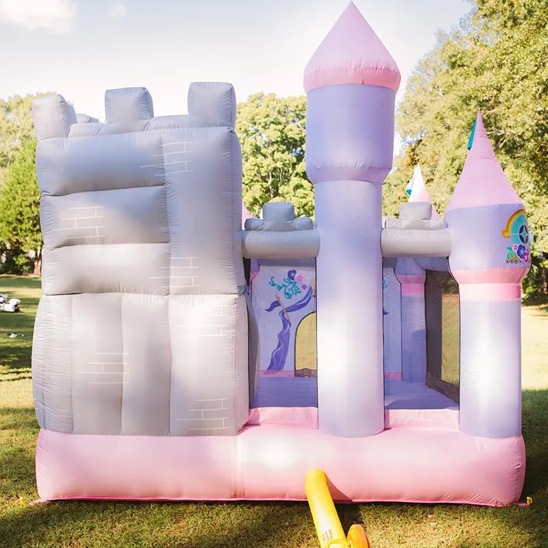 KidWise Princess Enchanted Castle With Slide Bounce House