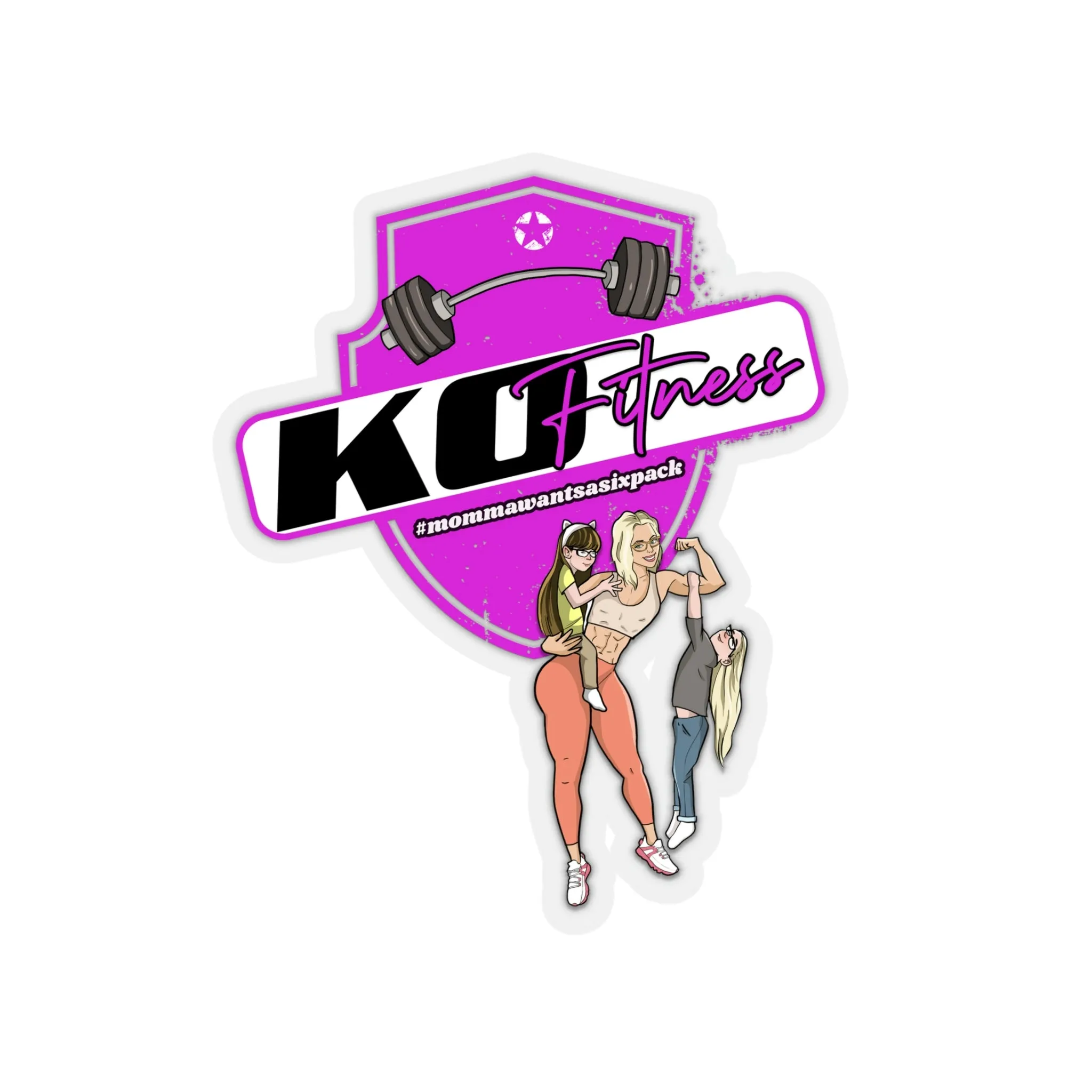 KO Fitness Stickers