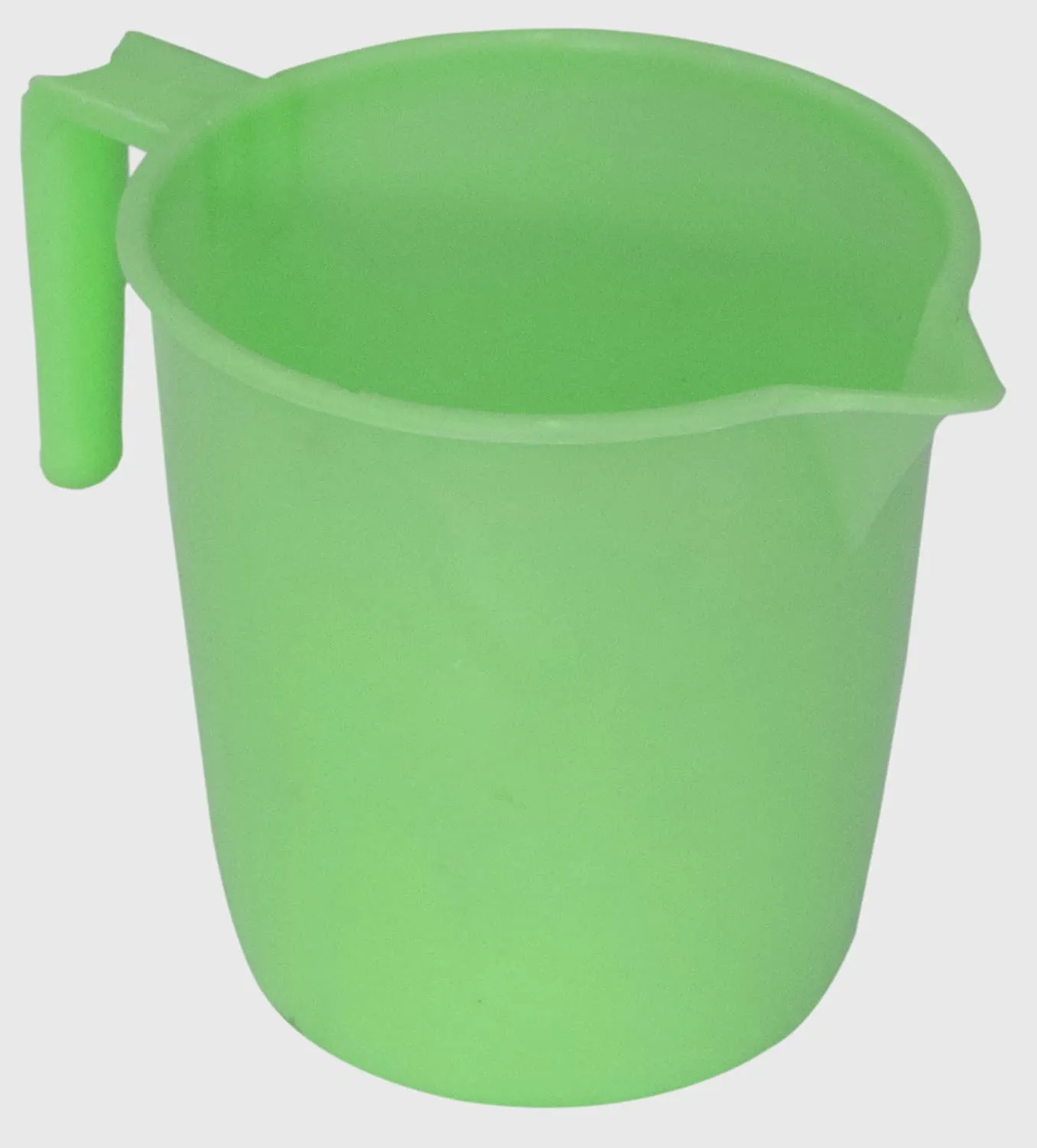 Kuber Industries 3 Pieces Plastic Mug, Tub & Stool Set (Green)