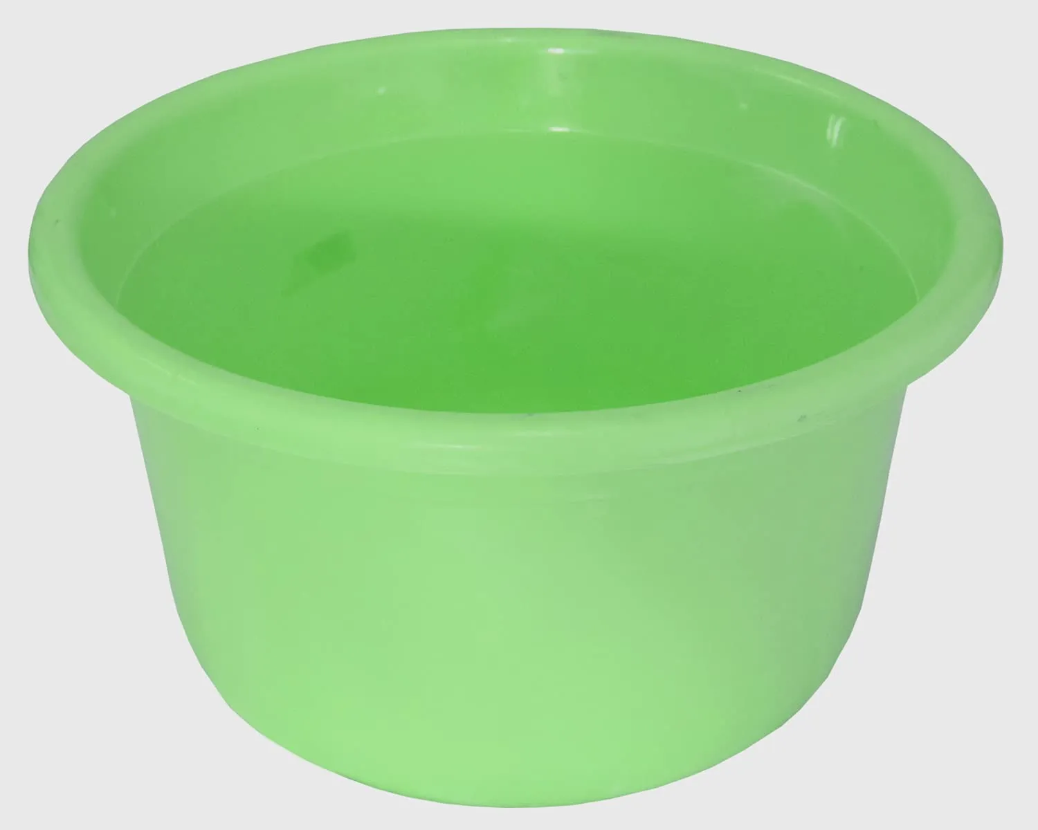 Kuber Industries 3 Pieces Plastic Mug, Tub & Stool Set (Green)