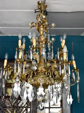 Large antique Italian chandelier