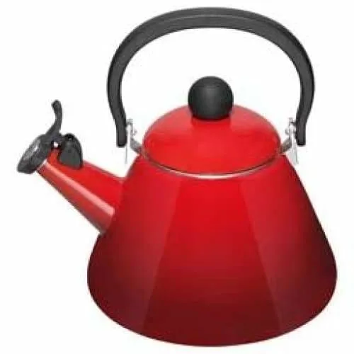 Le Creuset Kone Kettle with Fixed Whistle 1.6 litre Cerise