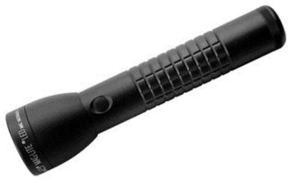 Led 2-cell C Black Flashlight