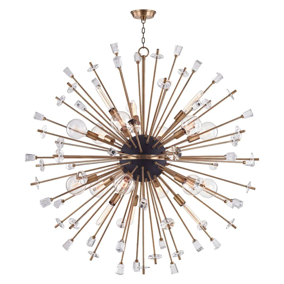 Liberty 18 Lights Chandelier Antique Brass Finish