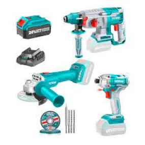 Lithium-Ion Cordless 3 Pcs Combo Kit