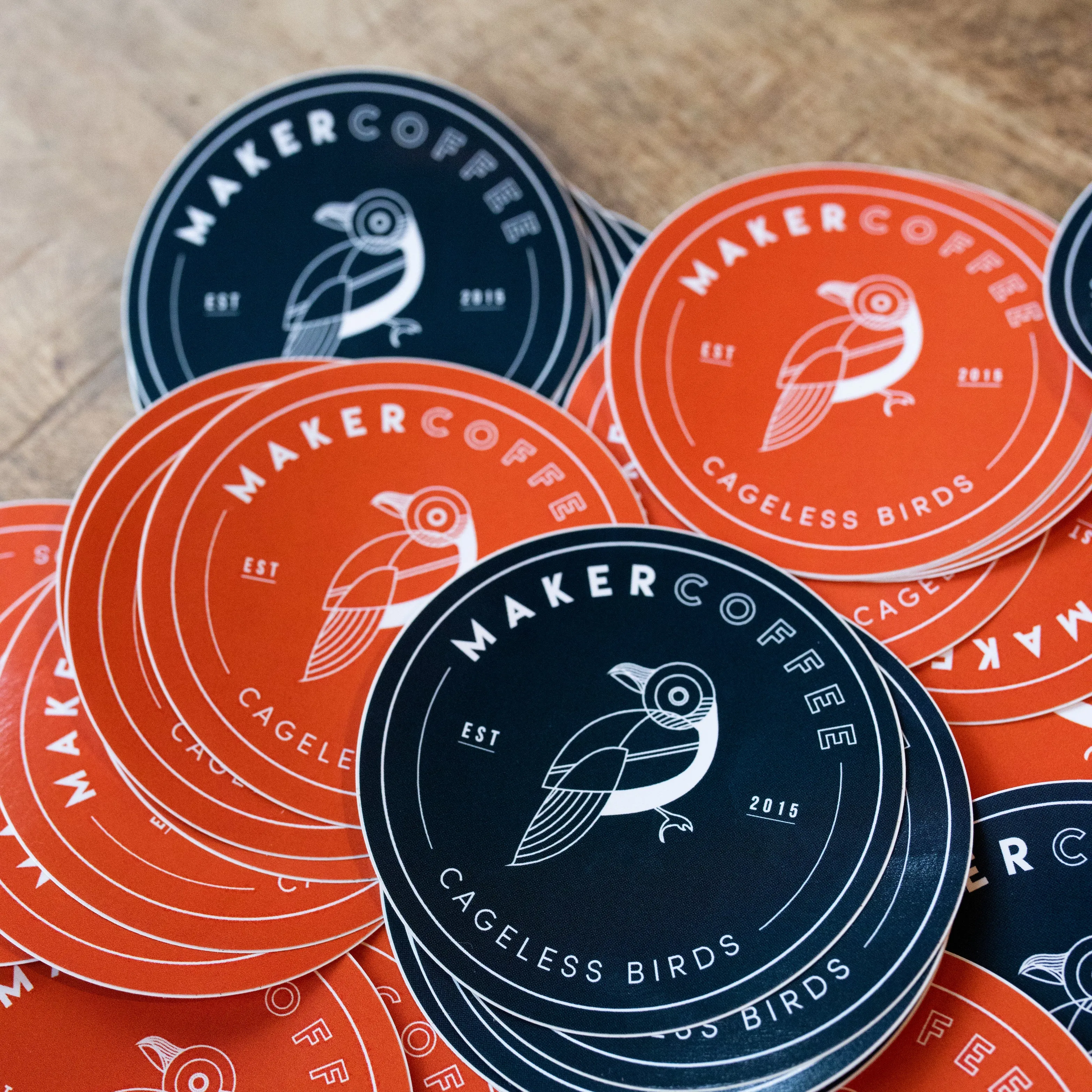 Maker Coffee Logo Sticker