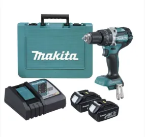 MAKITA DHP484RFE Hammer Driver Drill Kit with 18V | Model : M-DHP484RFE