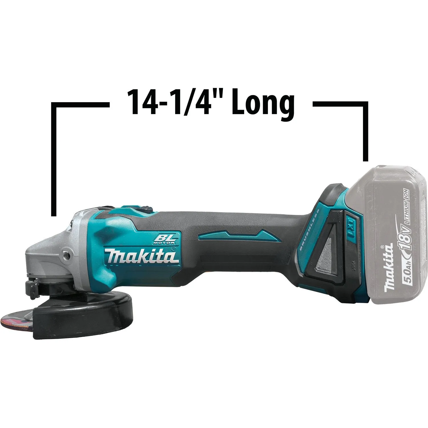 Makita (XAG04Z-R) 18V LXT® Brushless 4-1/2” / 5" Cut-Off/Angle Grinder (Tool Only) (Factory Reconditioned)