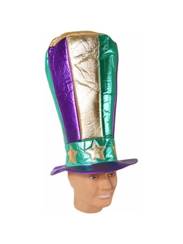 Mardi Gras Stove Pipe Hat