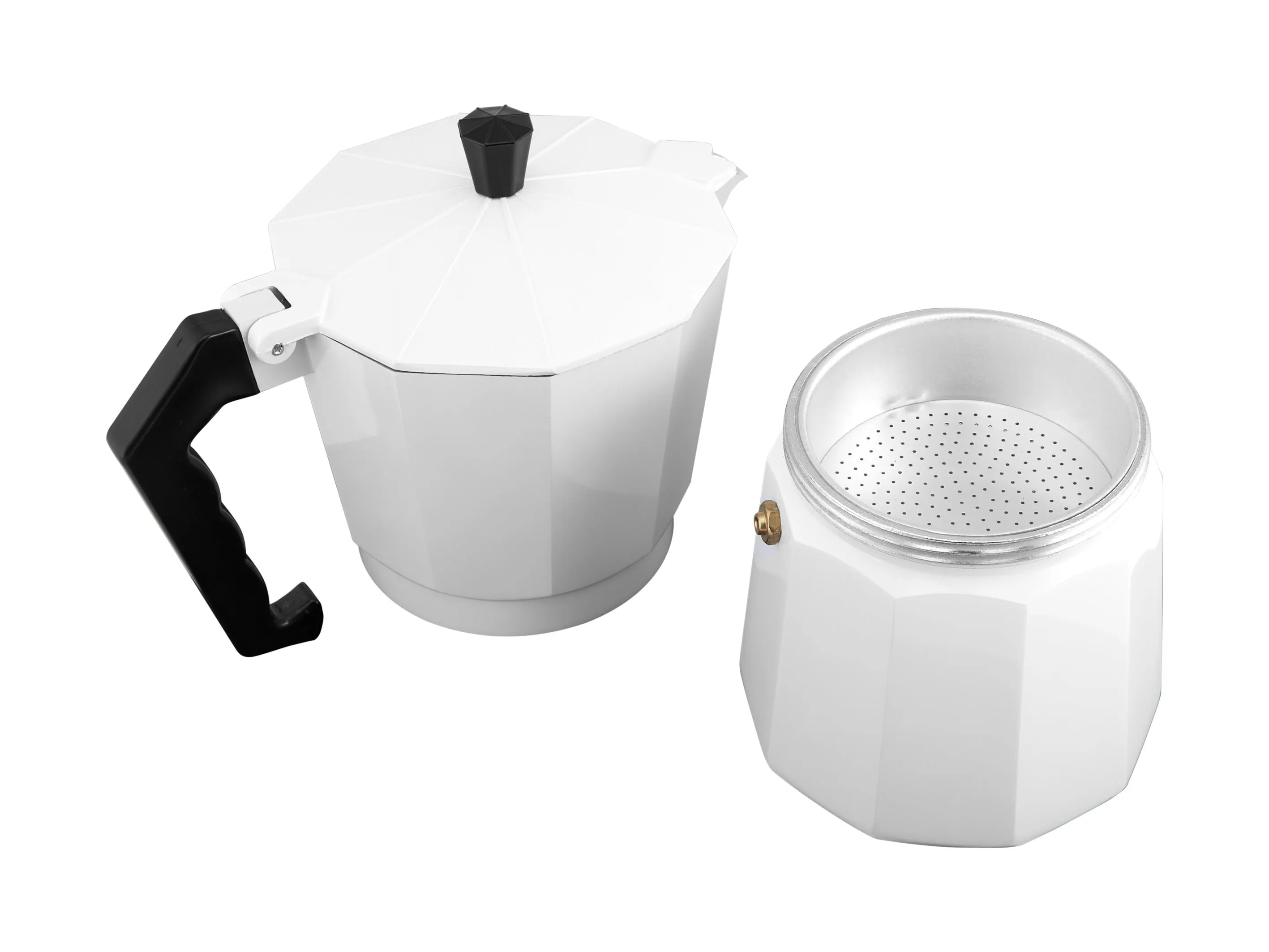 Maxwell & Williams Blend Traditional Stovetop Espresso Maker 6cup - White