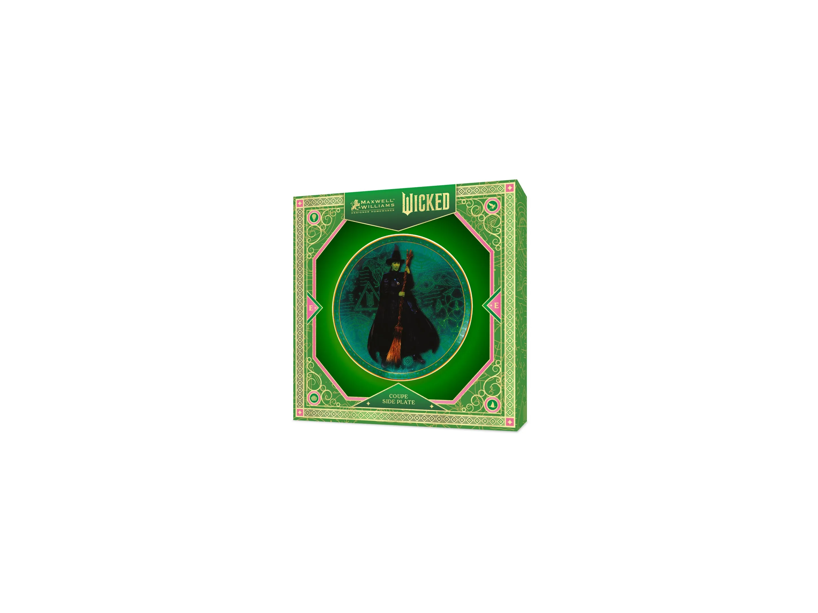 Maxwell & Williams Wicked Magical Coupe Side Plate 19cm - Elphaba