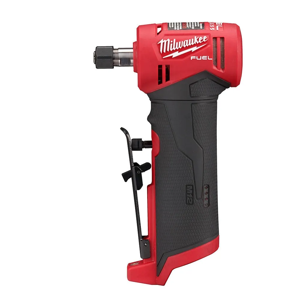 Milwaukee 2485-20 M12 FUEL Lithium-Ion Brushless Cordless 1/4" Right Angle Die Grinder (Tool Only)