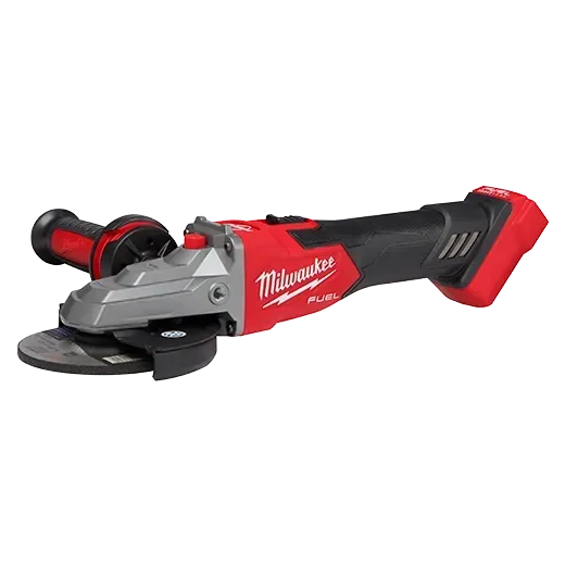 Milwaukee 2887-20 M18 FUEL™ 5" Flathead Braking Grinder, Slide Switch Lock-On (Tool Only)