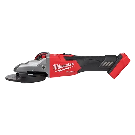 Milwaukee 2887-20 M18 FUEL™ 5" Flathead Braking Grinder, Slide Switch Lock-On (Tool Only)