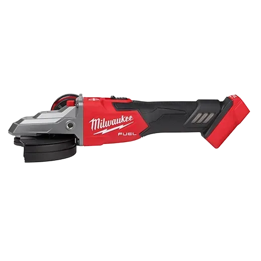 Milwaukee 2887-20 M18 FUEL™ 5" Flathead Braking Grinder, Slide Switch Lock-On (Tool Only)