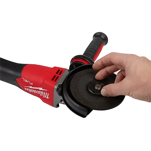 Milwaukee 2887-20 M18 FUEL™ 5" Flathead Braking Grinder, Slide Switch Lock-On (Tool Only)