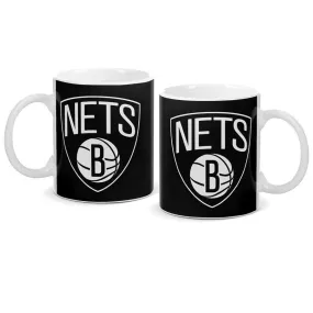 NBA Coffee Mug - Brooklyn Nets - Drinking Cup - Gift Box