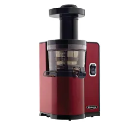 Omega - VSJ843QR, Omega Cold Press Masticating Vegetable and Fruit Extractor, Vertical Low-Speed Juicer, in Red