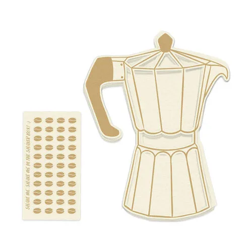 P13 Coffee Break Light Chipboard Shaker Base 6"X8" Coffee Maker*