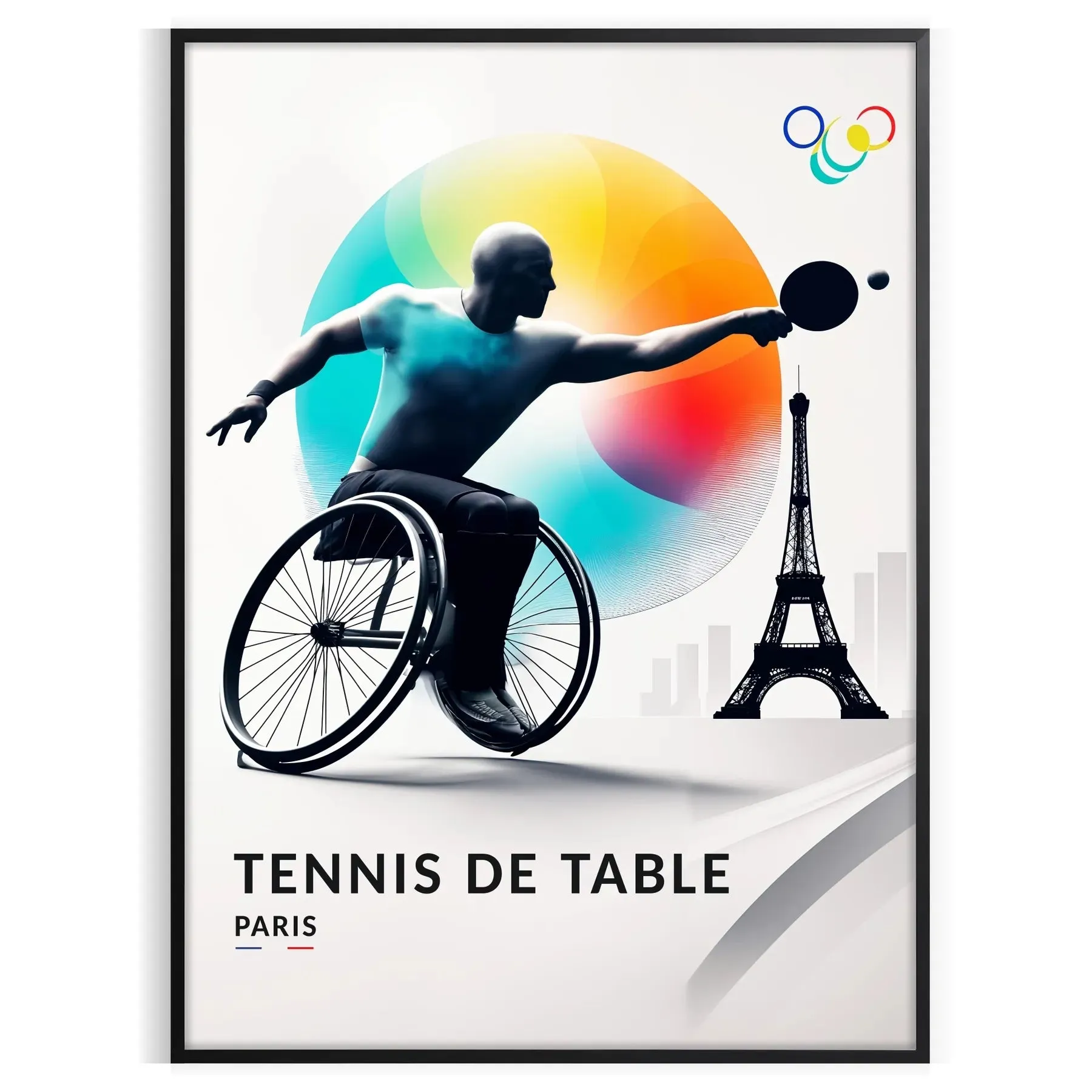 Para Tennis De Table Paris Poster