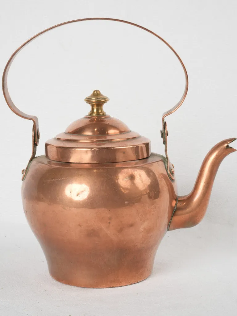 Petit 19th-century French copper kettle - 2 liter