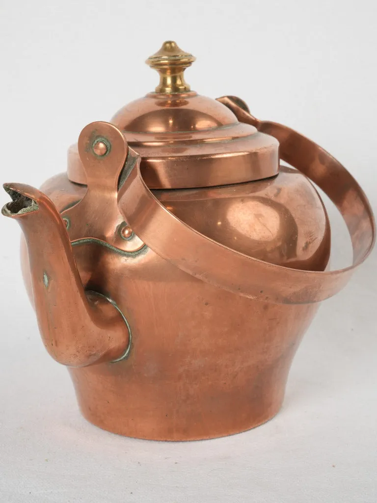 Petit 19th-century French copper kettle - 2 liter