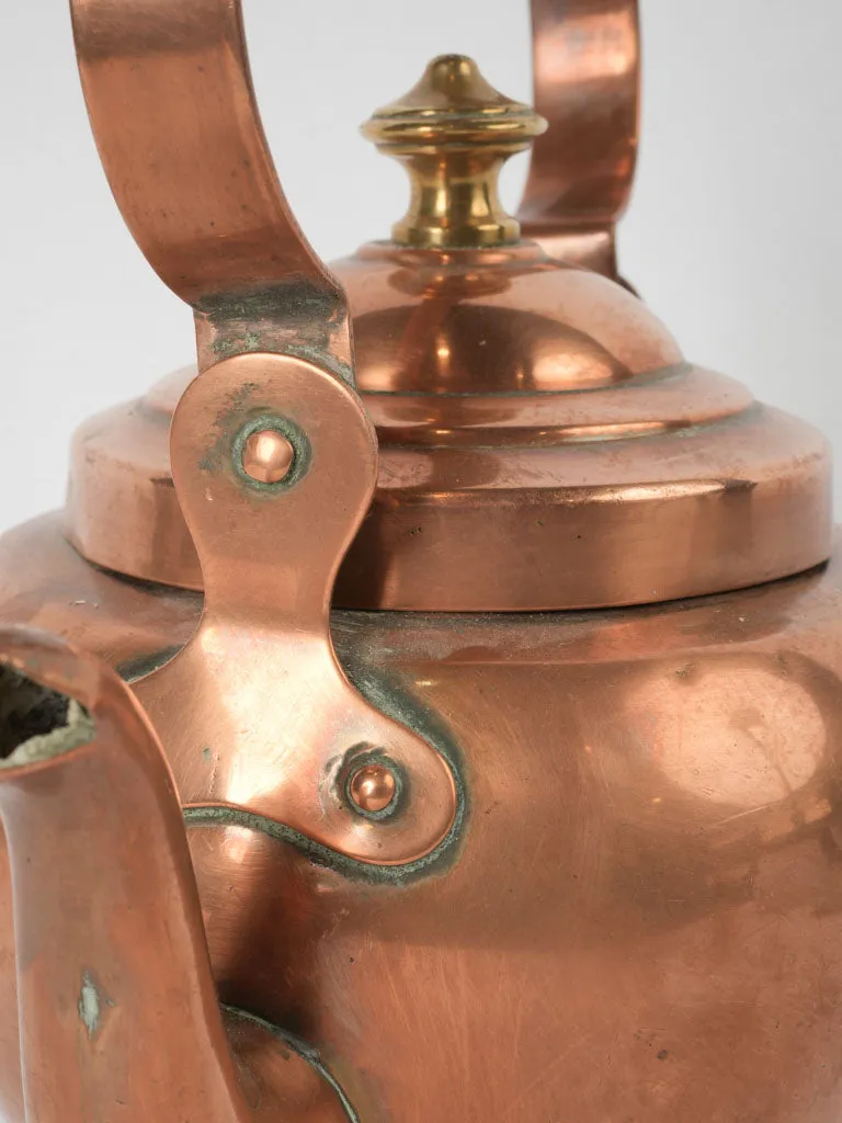 Petit 19th-century French copper kettle - 2 liter