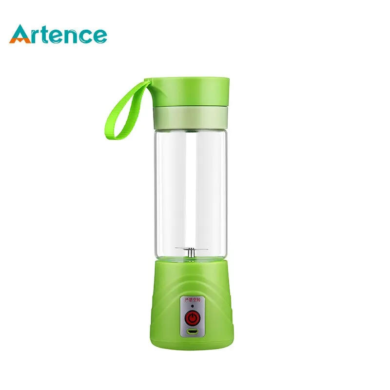 Portable Chargeable Blender Glass Juicer Cup Electric Bottle Mixer Blender Cup for Study Camping Travelling